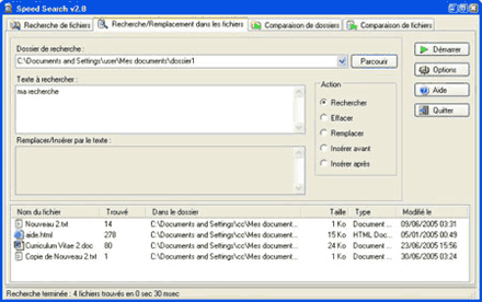 Capture d'écran Speed Search 2.8